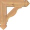 Ekena Millwork Funston Arts & Crafts Smooth Bracket, Western Red Cedar, 3 1/2"W x 16"D x 16"H BKT04X16X16FST03SWR - alternate 2